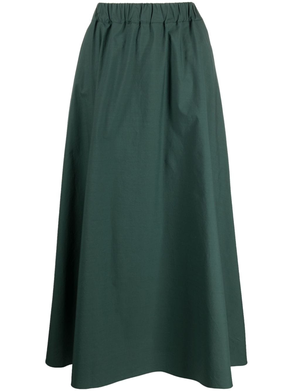 P.A.R.O.S.H. high-waisted cotton maxi skirt - Green von P.A.R.O.S.H.