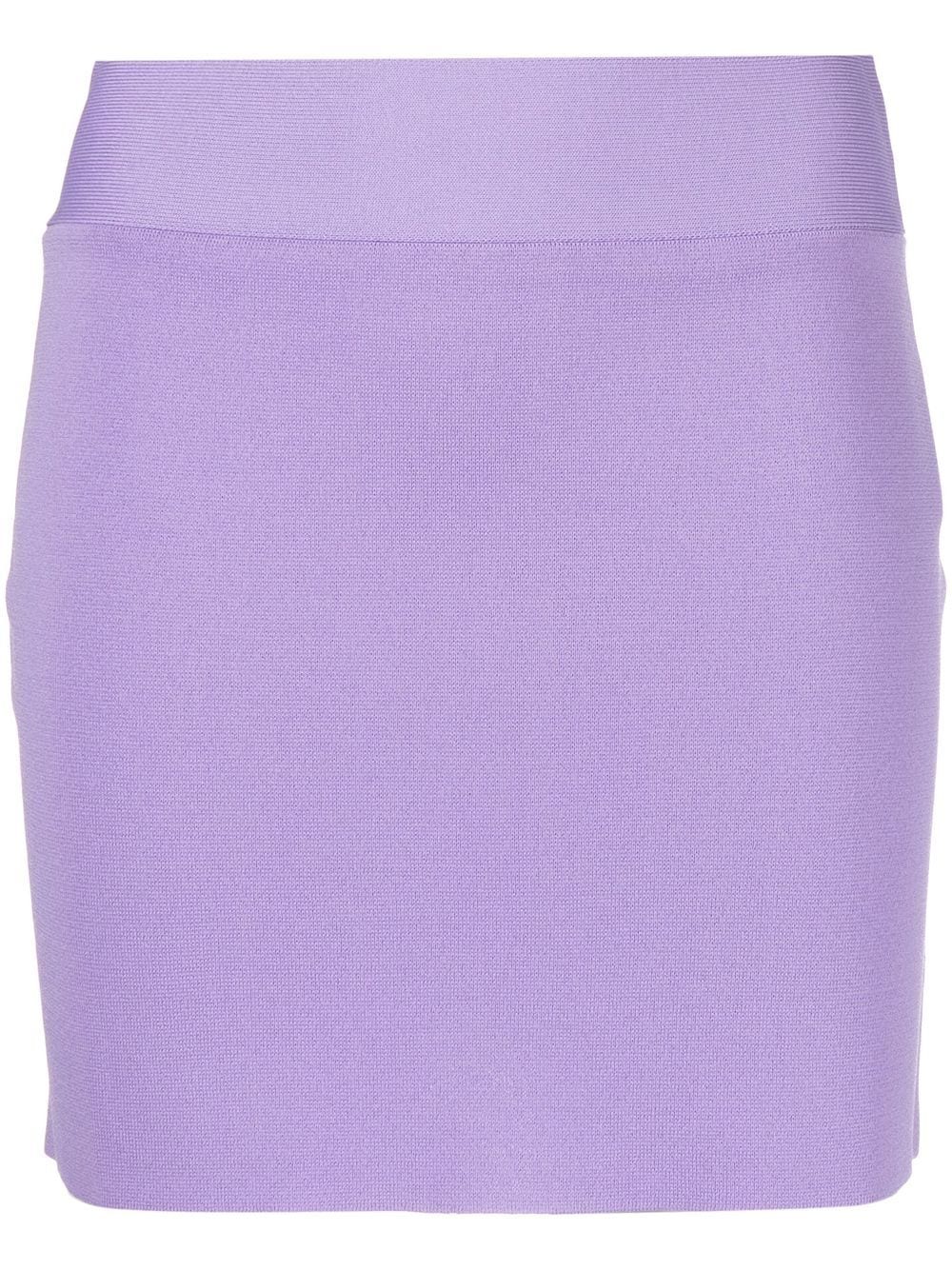 P.A.R.O.S.H. high-waisted knitted skirt - Purple von P.A.R.O.S.H.