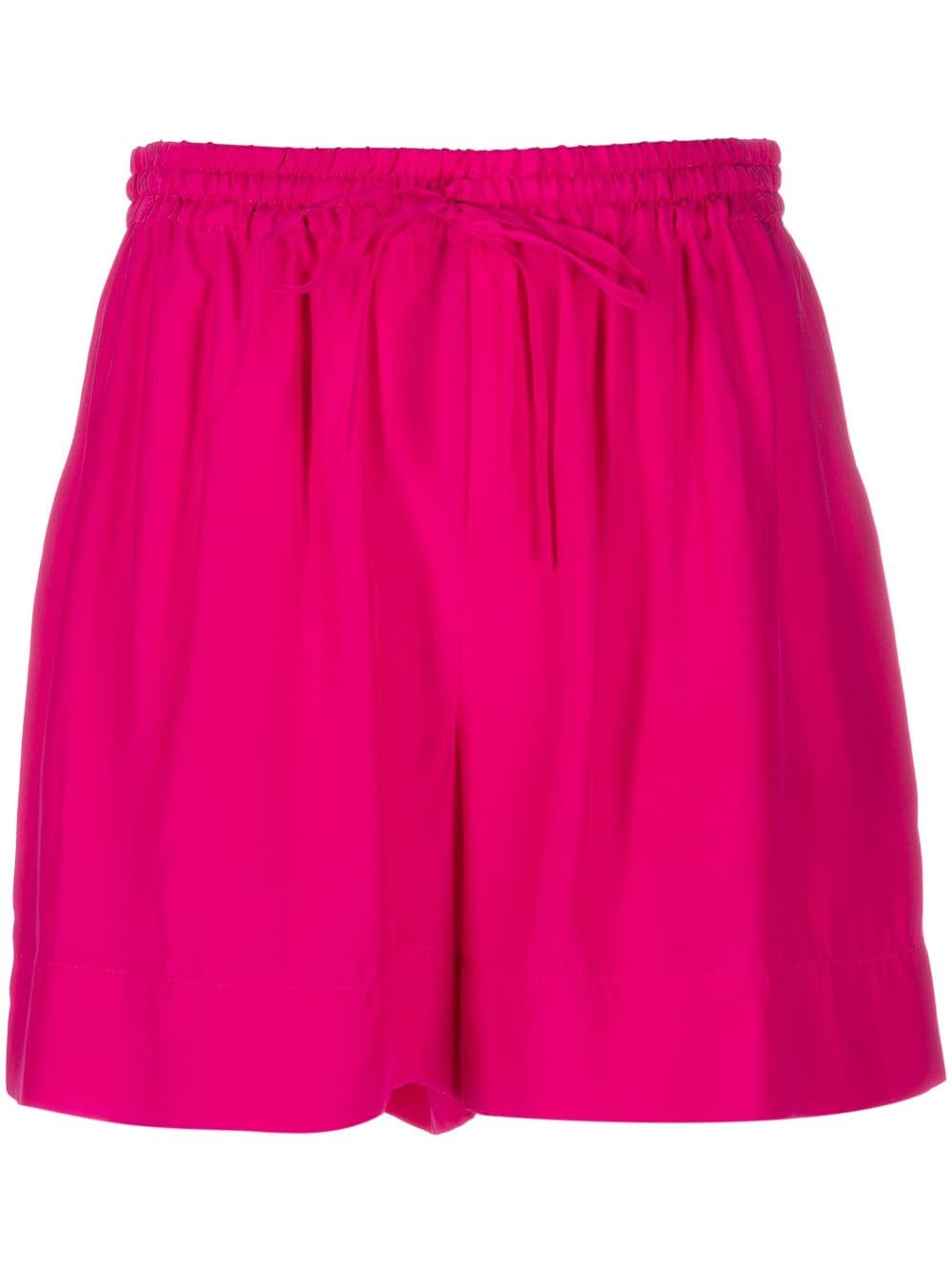 P.A.R.O.S.H. high-waisted silk shorts - Pink von P.A.R.O.S.H.