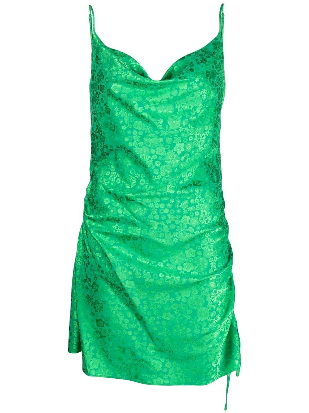 P.A.R.O.S.H. jacquard mini dress - Green von P.A.R.O.S.H.
