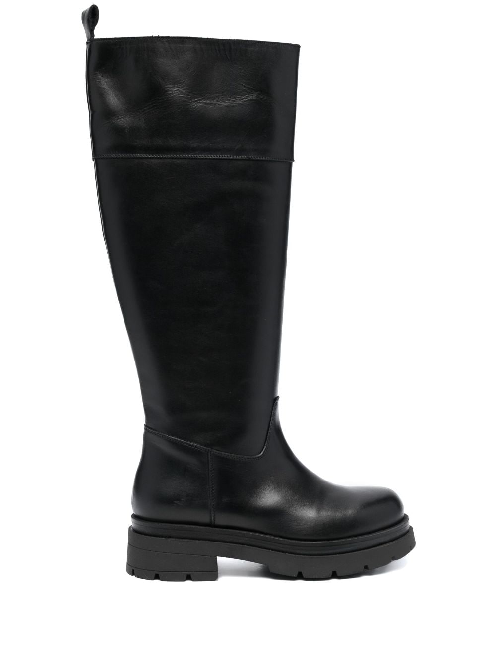 P.A.R.O.S.H. knee-high leather boots - Black von P.A.R.O.S.H.