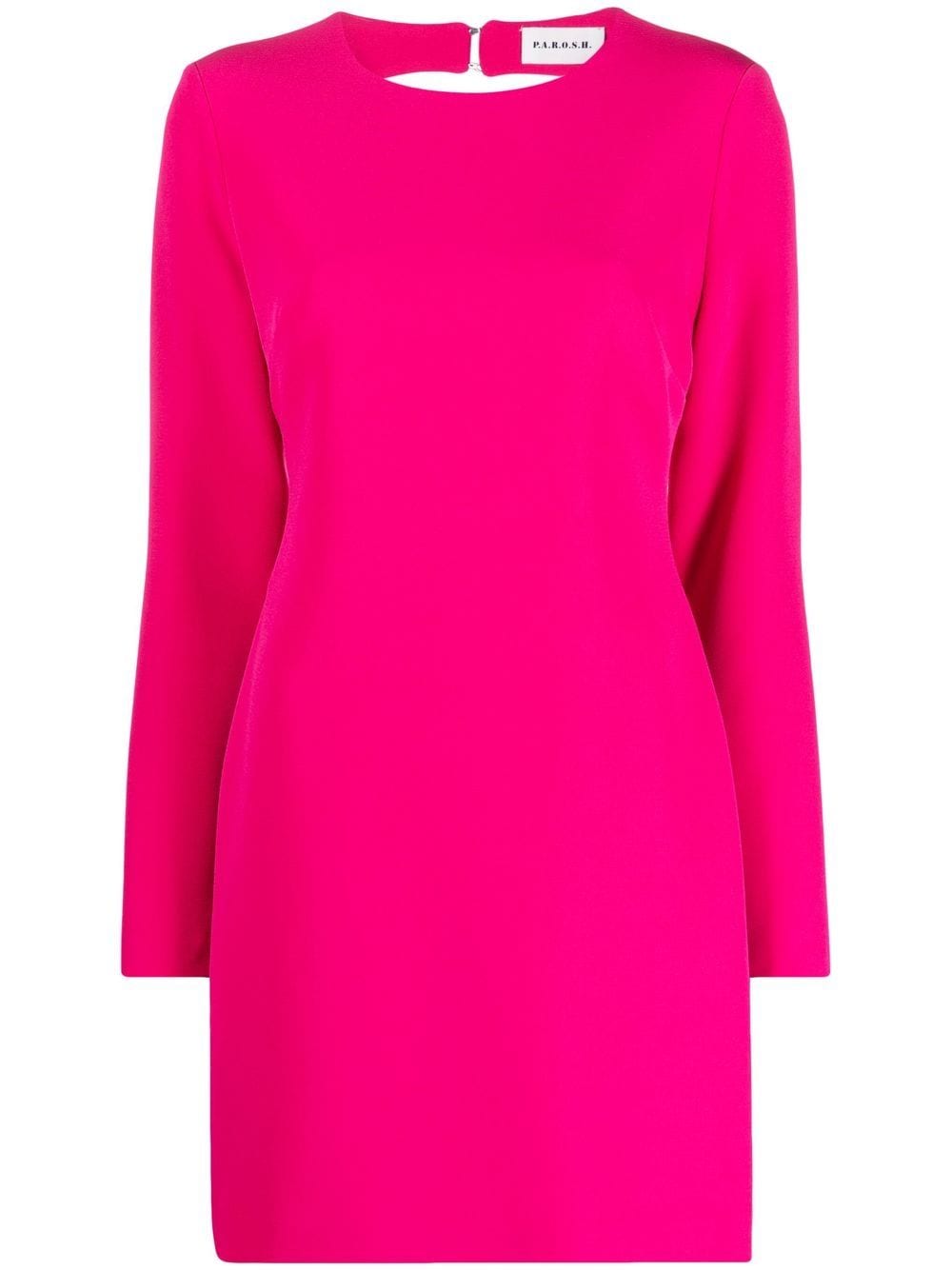 P.A.R.O.S.H. long-sleeve backless minidress - Pink von P.A.R.O.S.H.