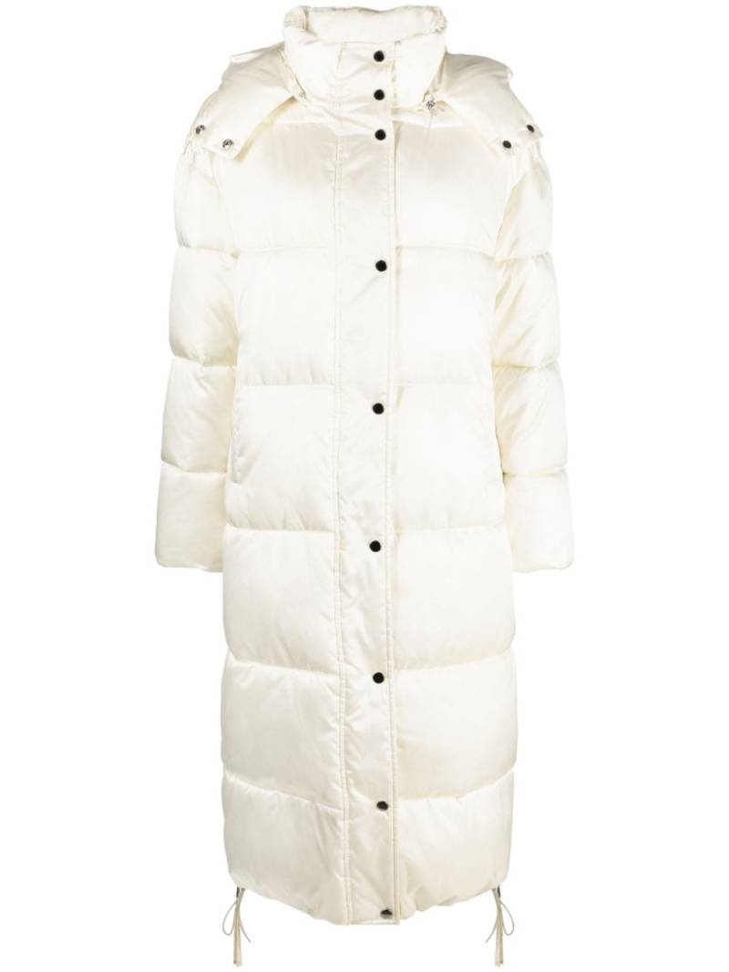 P.A.R.O.S.H. padded single-breasted coat - White von P.A.R.O.S.H.