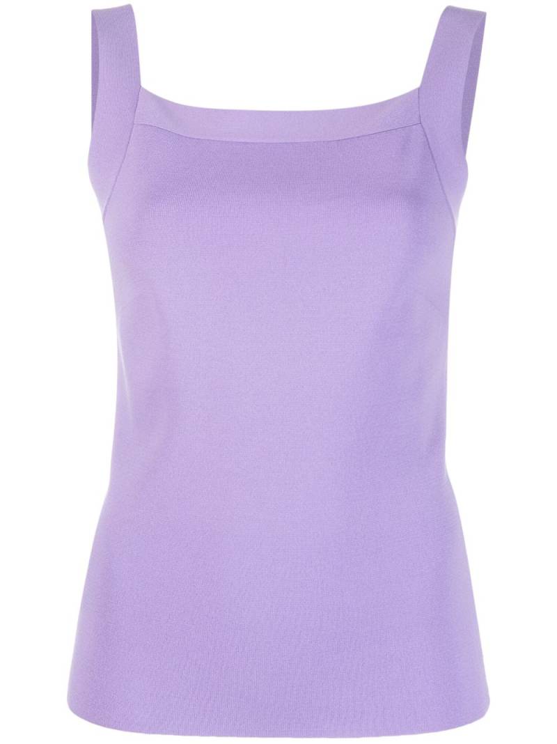 P.A.R.O.S.H. plain square-neck tank top - Purple von P.A.R.O.S.H.