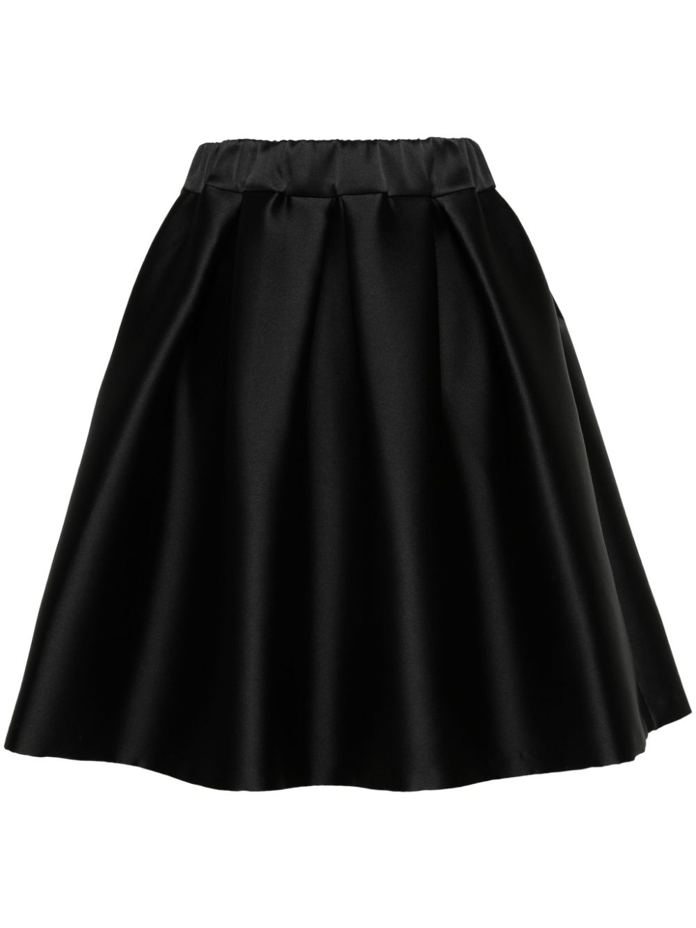 P.A.R.O.S.H. pleated full skirt - Black von P.A.R.O.S.H.