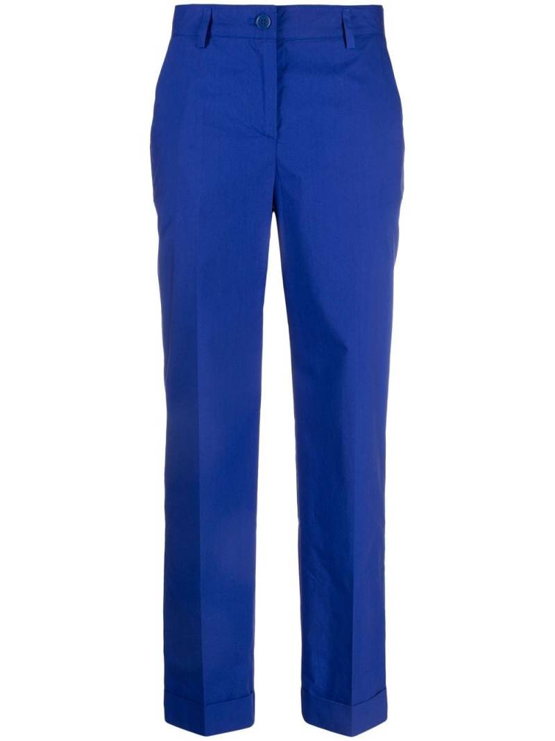 P.A.R.O.S.H. pressed-crease straight-leg trousers - Blue von P.A.R.O.S.H.