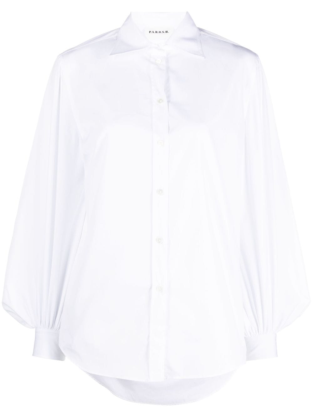 P.A.R.O.S.H. puff-sleeves cotton shirt - White von P.A.R.O.S.H.