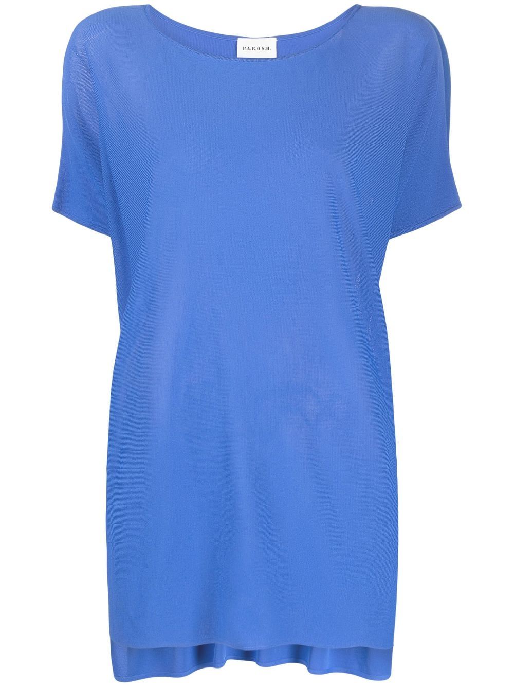 P.A.R.O.S.H. relaxed short-sleeve top - Blue von P.A.R.O.S.H.