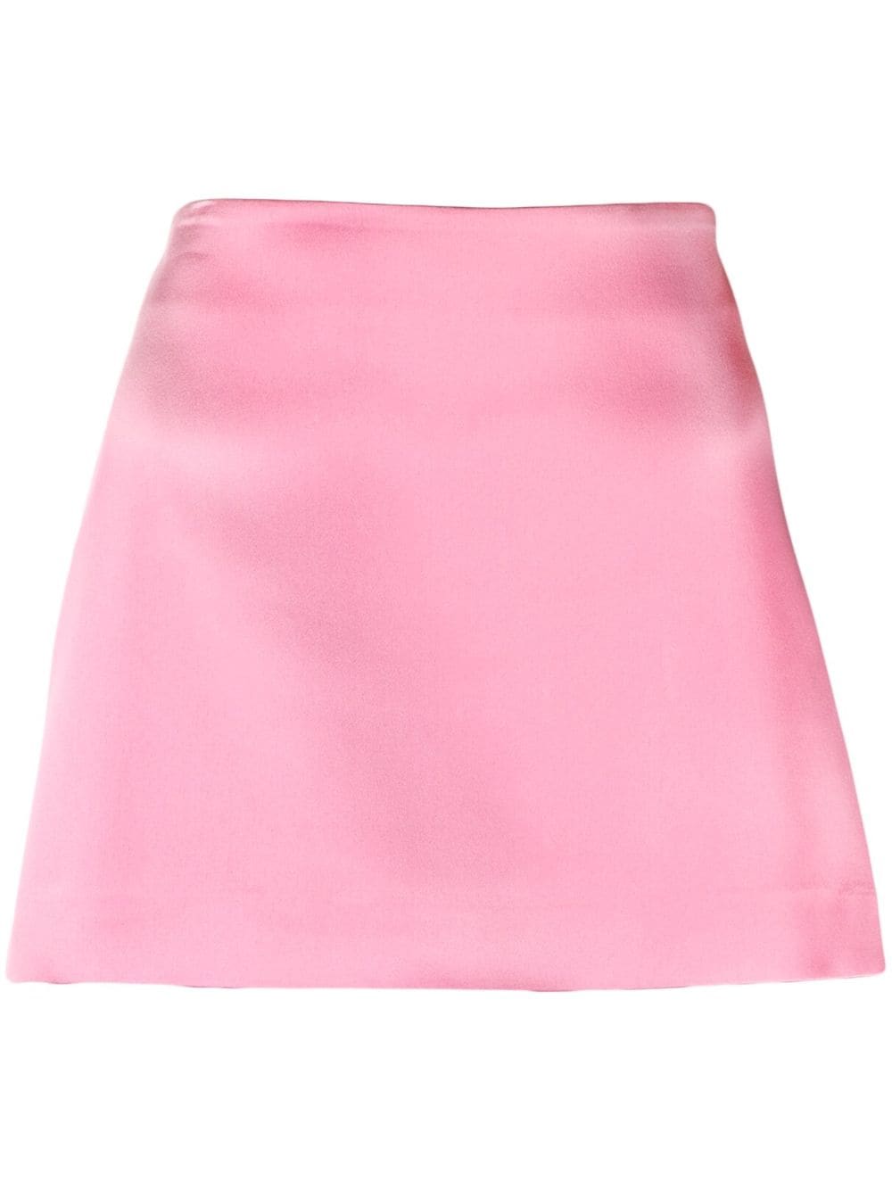 P.A.R.O.S.H. satin-finish A-line miniskirt - Pink von P.A.R.O.S.H.