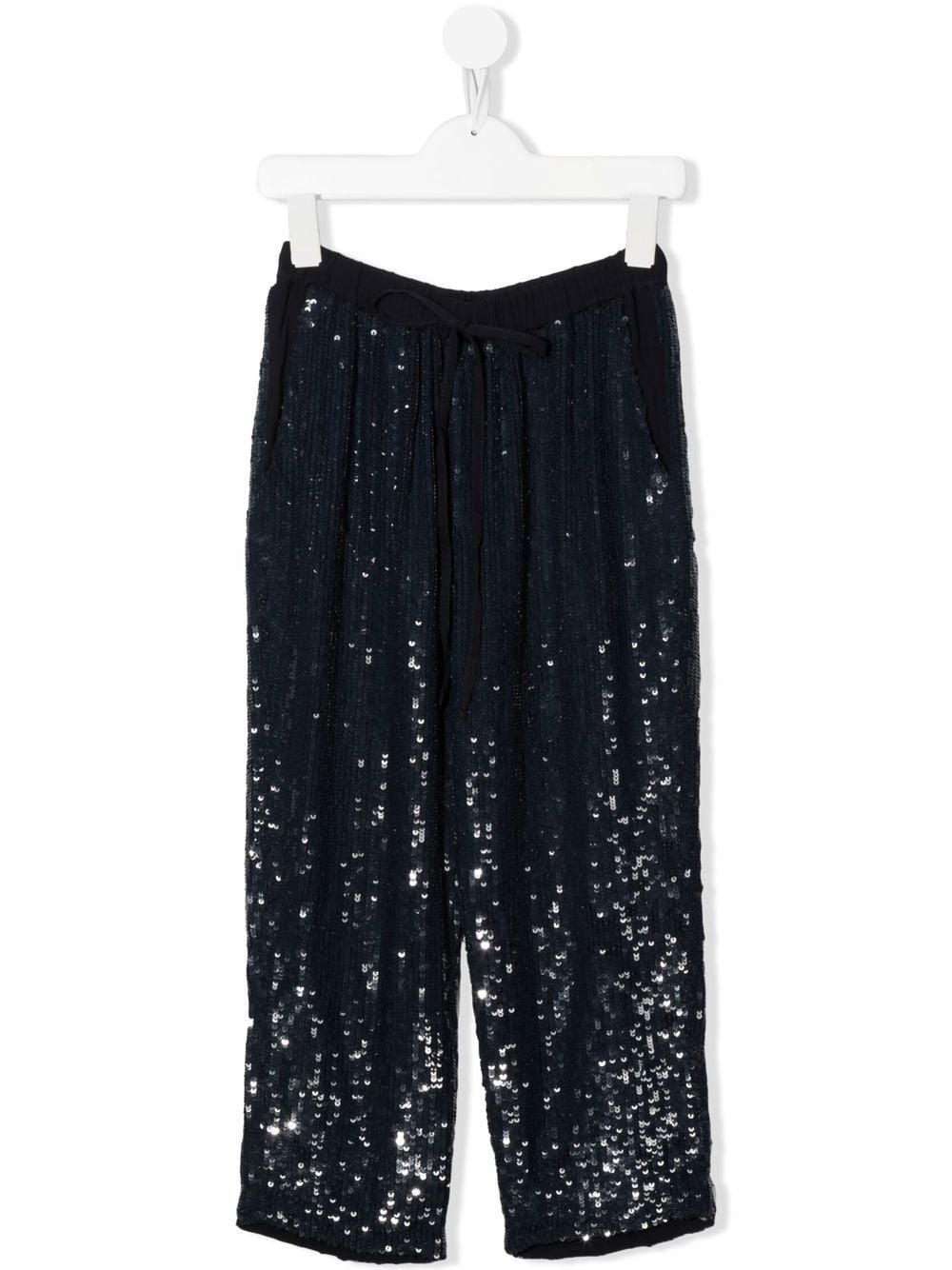 P.A.R.O.S.H. sequin-embellished loose-fit trousers - Blue von P.A.R.O.S.H.