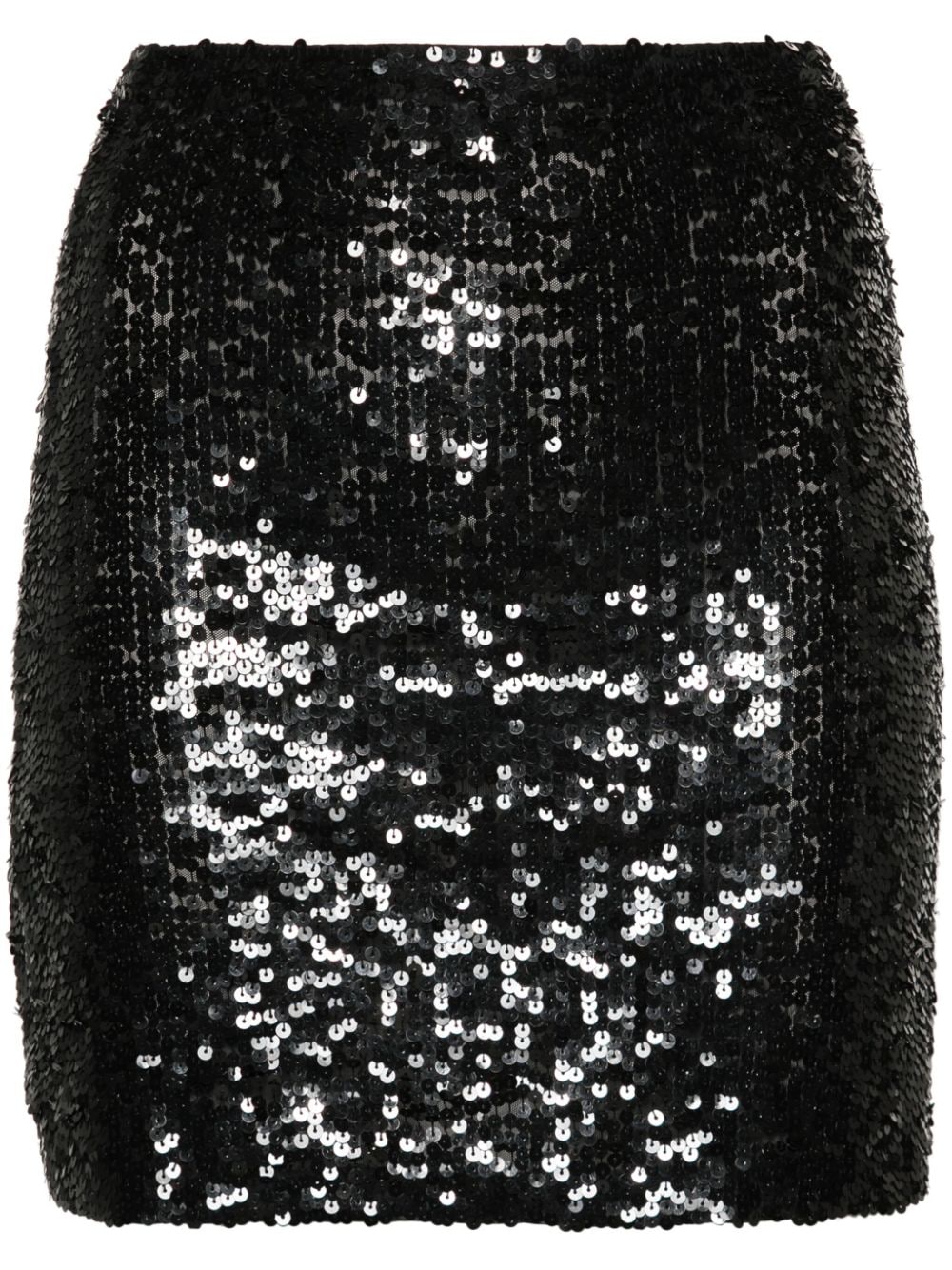 P.A.R.O.S.H. sequin-embellished mini skirt - Black von P.A.R.O.S.H.