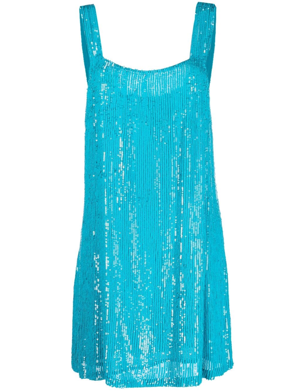 P.A.R.O.S.H. sequin-embellished shift dress - Blue von P.A.R.O.S.H.