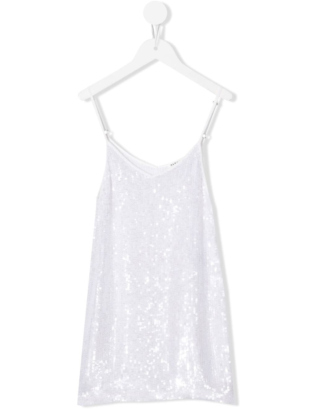 P.A.R.O.S.H. sequin-embellished sleeveless dress - White von P.A.R.O.S.H.