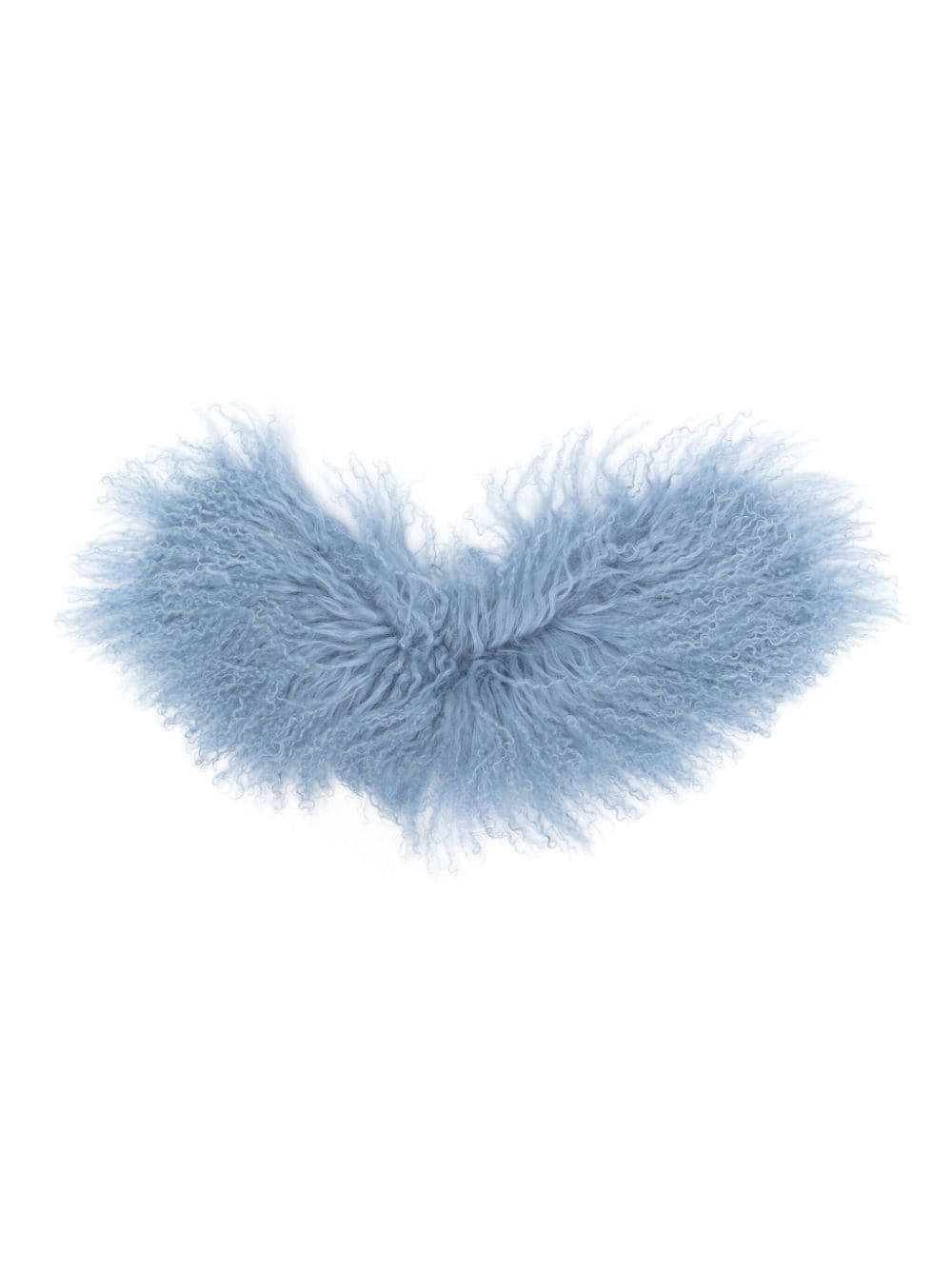 P.A.R.O.S.H. shearling-collar scarf - Blue von P.A.R.O.S.H.