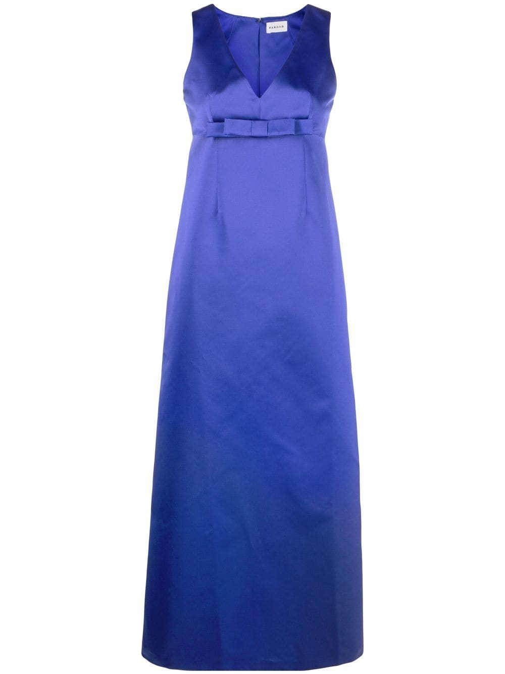 P.A.R.O.S.H. sleeveless V-neck maxi dress - Blue von P.A.R.O.S.H.