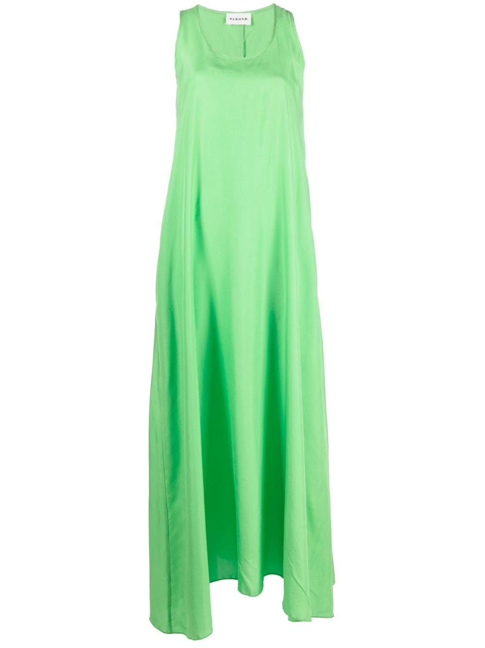 P.A.R.O.S.H. sleeveless silk maxi dress - Green von P.A.R.O.S.H.