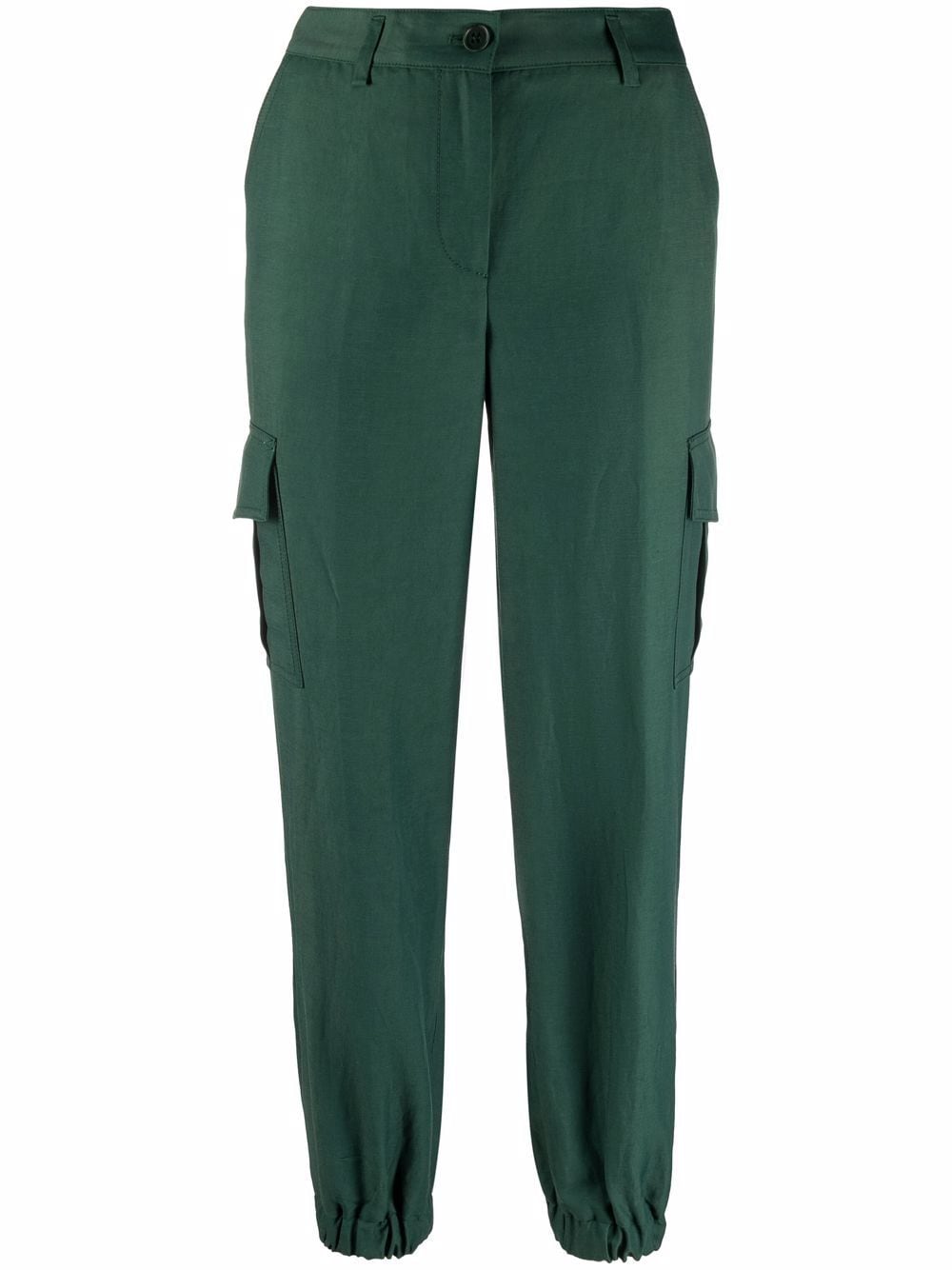 P.A.R.O.S.H. slim-fit cargo trousers - Green von P.A.R.O.S.H.