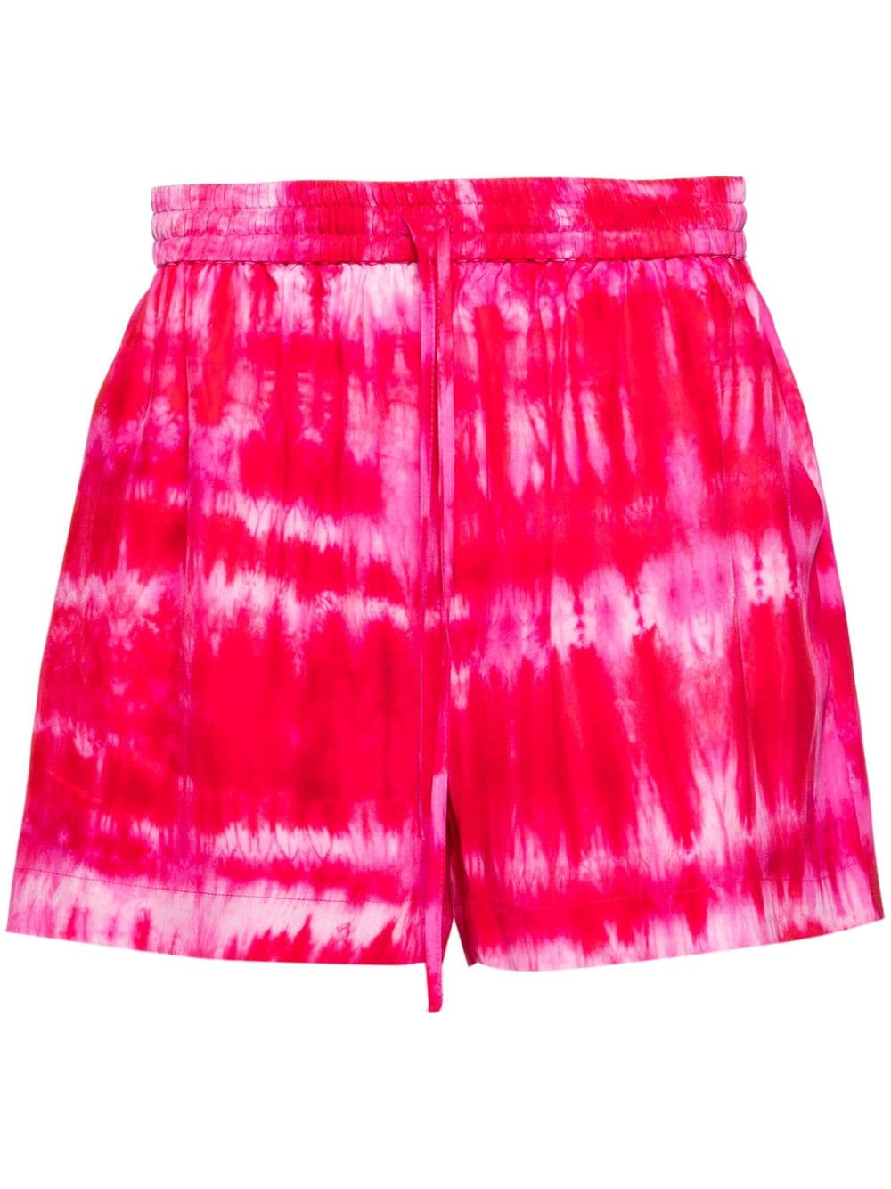 P.A.R.O.S.H. tie-dye silk shorts - Pink von P.A.R.O.S.H.