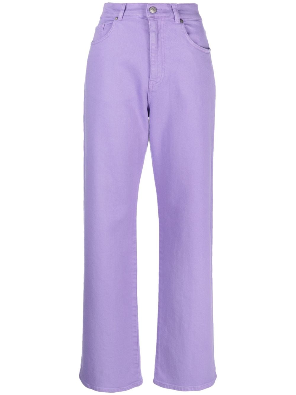 P.A.R.O.S.H. wide-leg cotton trousers - Purple von P.A.R.O.S.H.