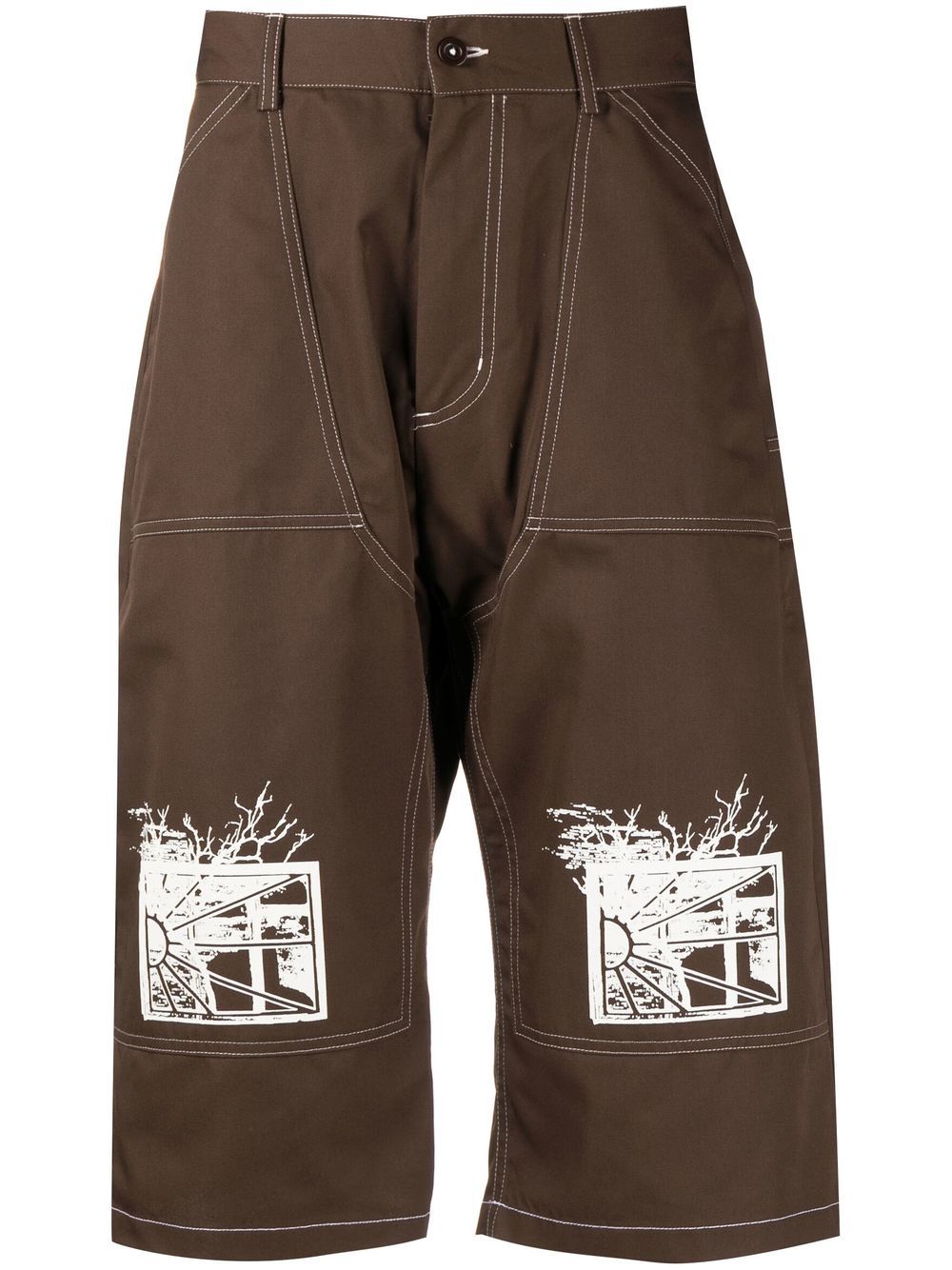 RASSVET knee-length shorts - Brown von RASSVET