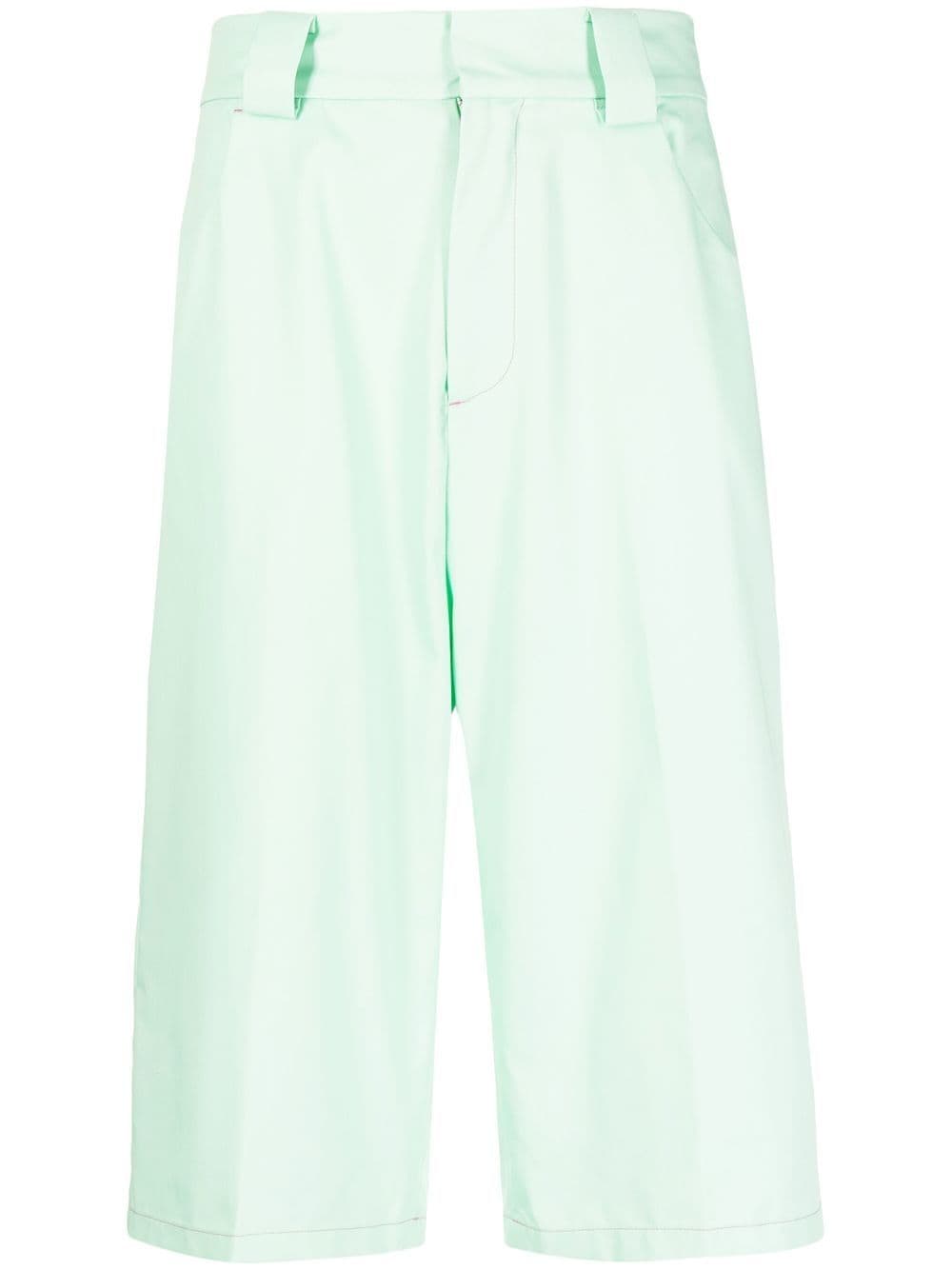 RASSVET pressed-crease four-pocket Bermuda shorts - Green von RASSVET