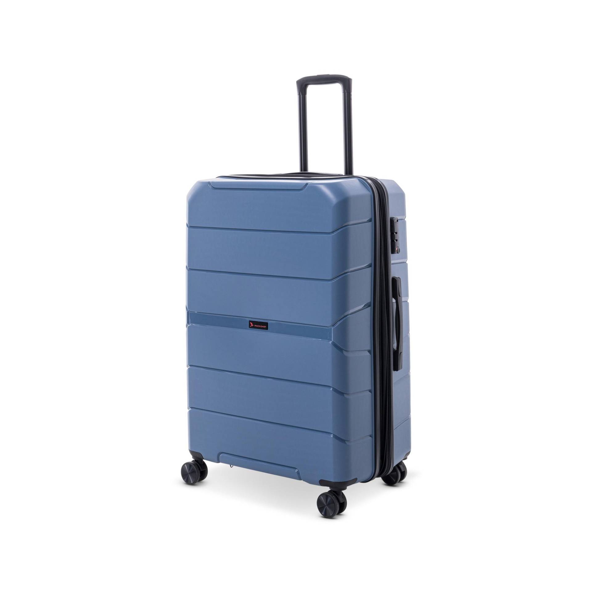 Hartschalenkoffer, Spinner Unisex Blau 74 cm von PACK EASY