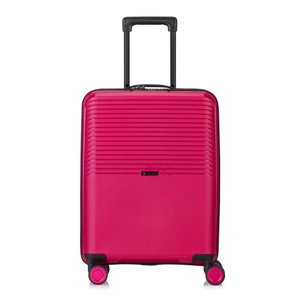 Hartschalenkoffer, Spinner Unisex Rot 55 CM von PACK EASY