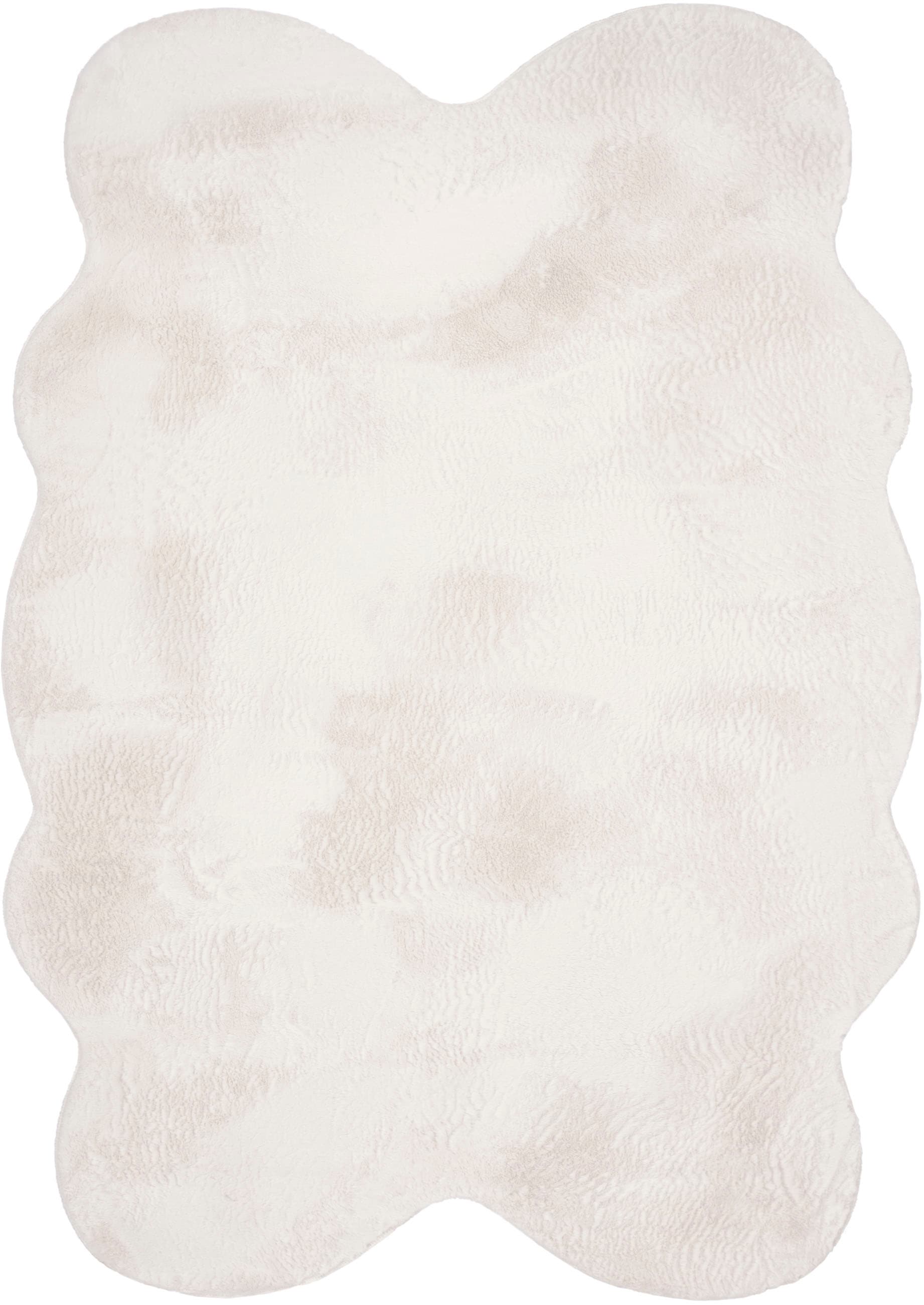 Paco Home Fellteppich »Pelt 640«, fellförmig, 16 mm Höhe, Kunstfell, Uni Farben, sehr weicher Flor von PACO HOME