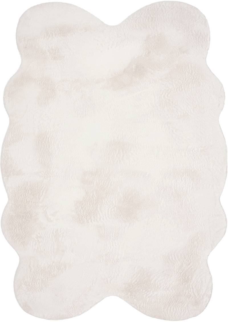 Paco Home Fellteppich »Pelt 640«, fellförmig, 16 mm Höhe, Kunstfell, Uni Farben, sehr weicher Flor von PACO HOME