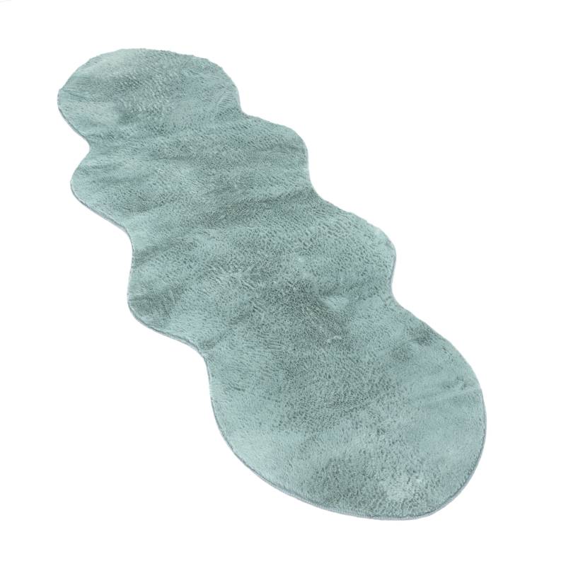 Paco Home Fellteppich »Pelt 640«, fellförmig, 16 mm Höhe, Kunstfell, Uni Farben, sehr weicher Flor von PACO HOME