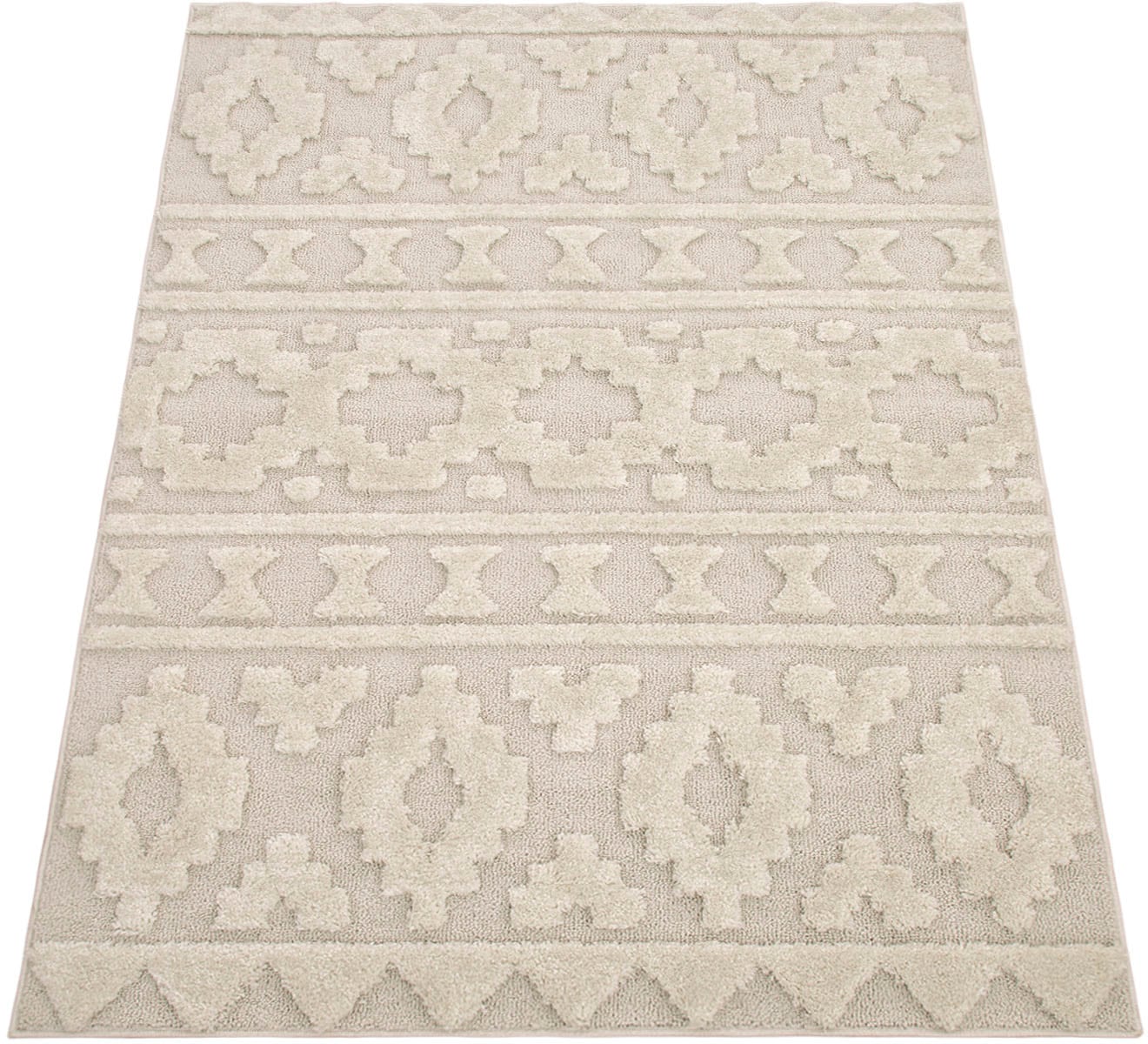 Paco Home Hochflor-Teppich »Genua 744«, rechteckig von PACO HOME