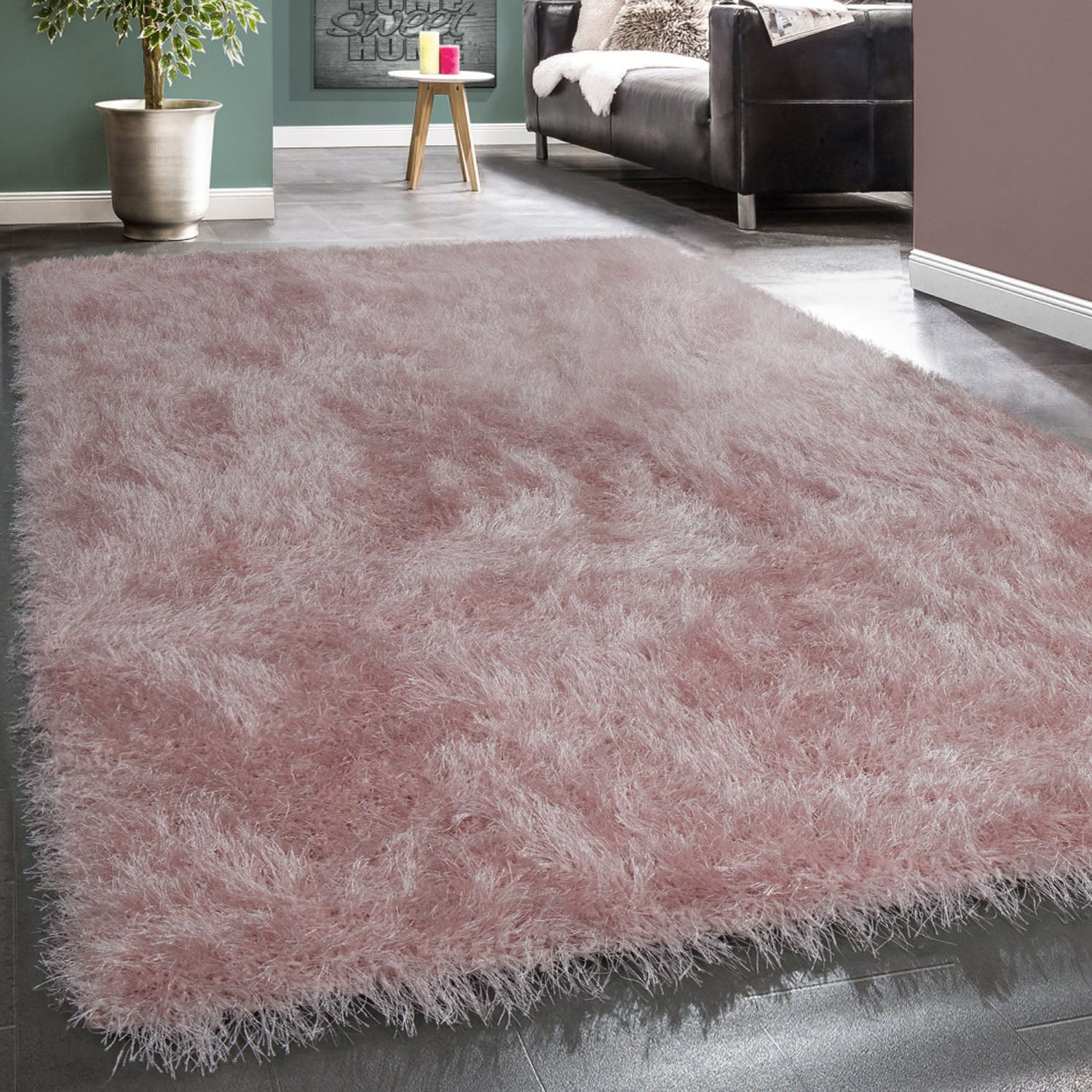 Paco Home Hochflor-Teppich »Glamour 300«, rechteckig von PACO HOME