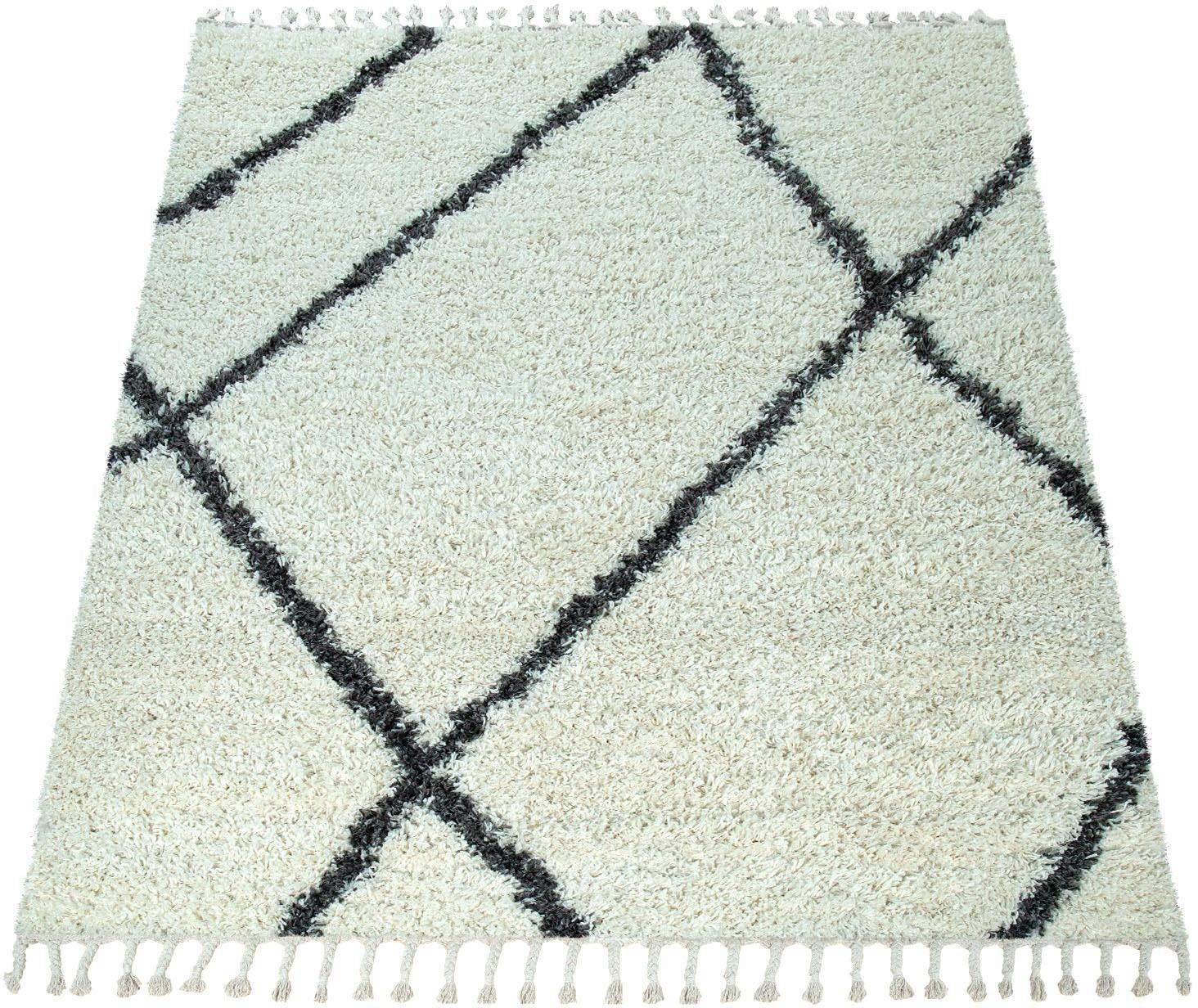 Paco Home Hochflor-Teppich »Helsinki 531«, rechteckig von PACO HOME