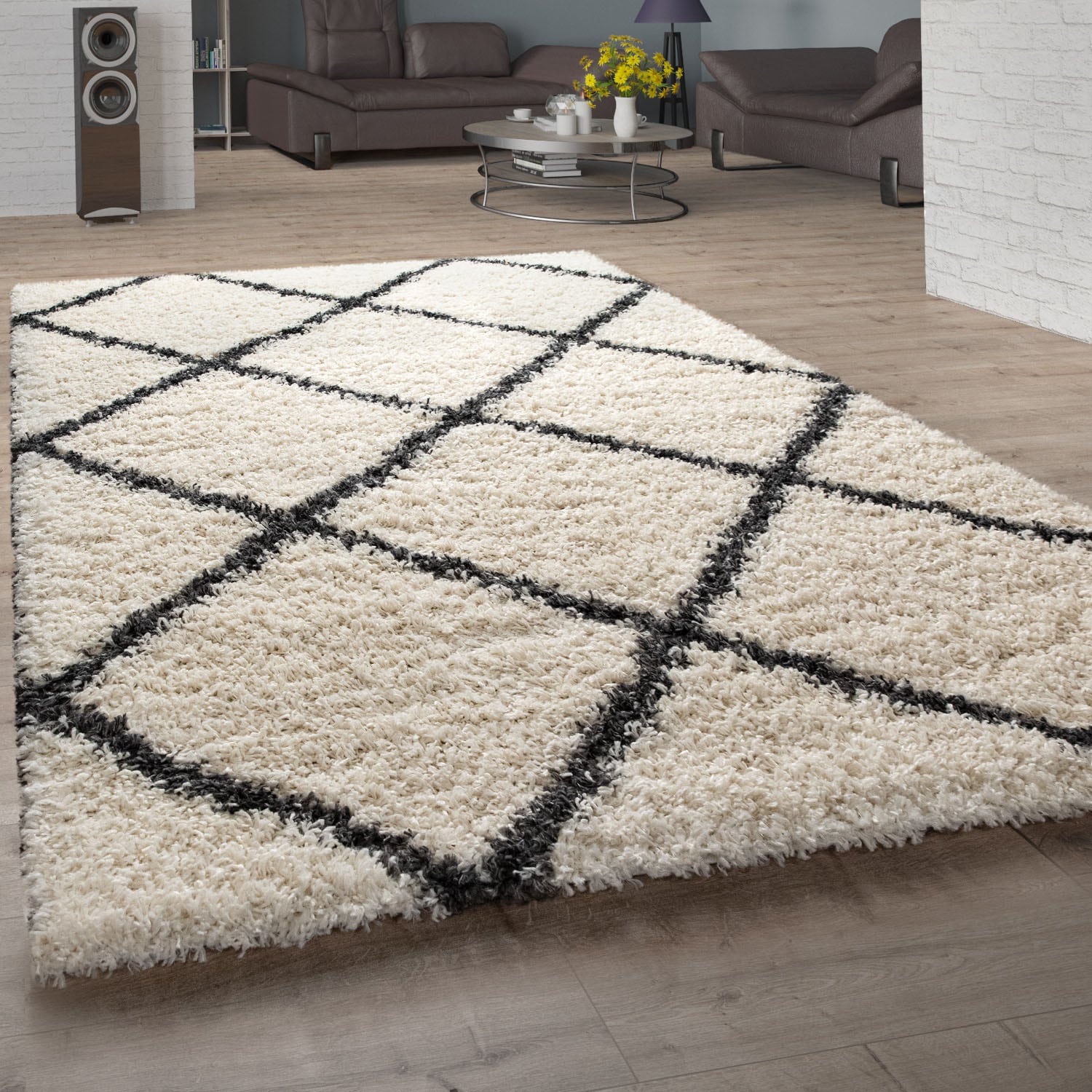 Paco Home Hochflor-Teppich »Kalmar 441«, rechteckig von PACO HOME