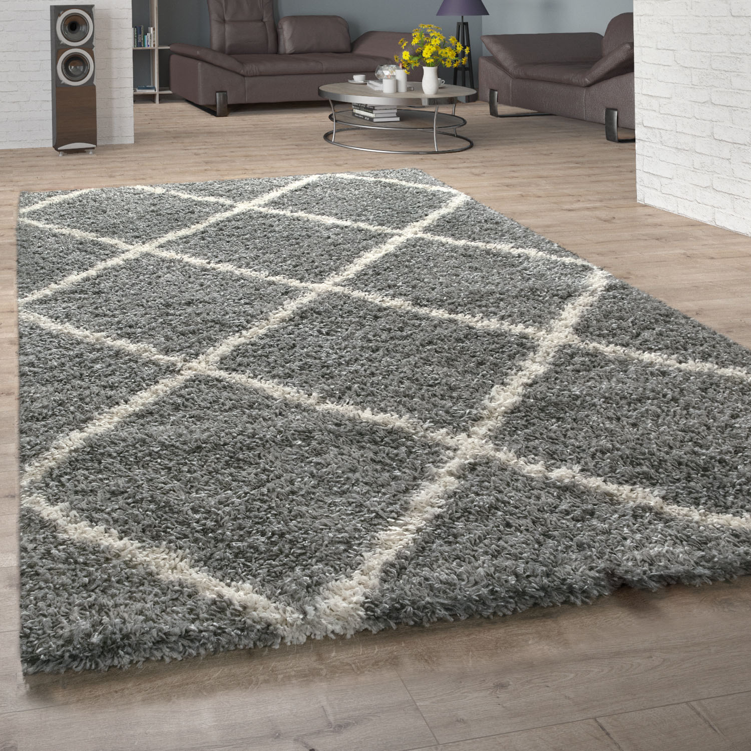 Paco Home Hochflor-Teppich »Kalmar 441«, rechteckig von PACO HOME