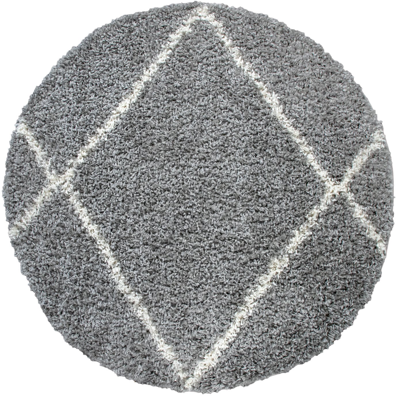 Paco Home Hochflor-Teppich »Kalmar 442«, rund von PACO HOME