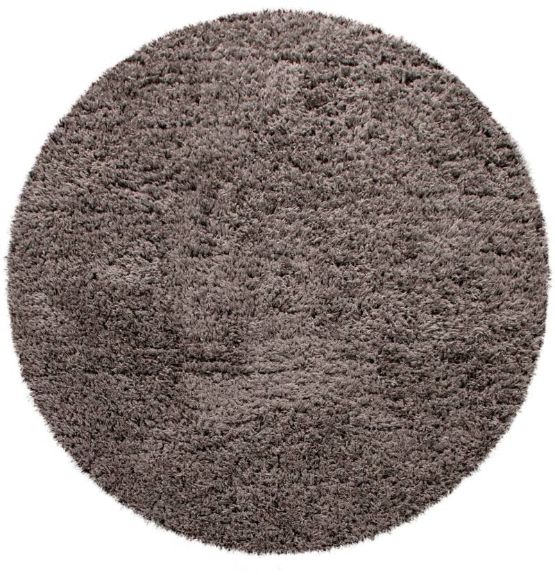 Paco Home Hochflor-Teppich »Milano 861«, rund, 74 mm Höhe, Uni Farben, Flokati-Optik, weich und kuschelig von PACO HOME
