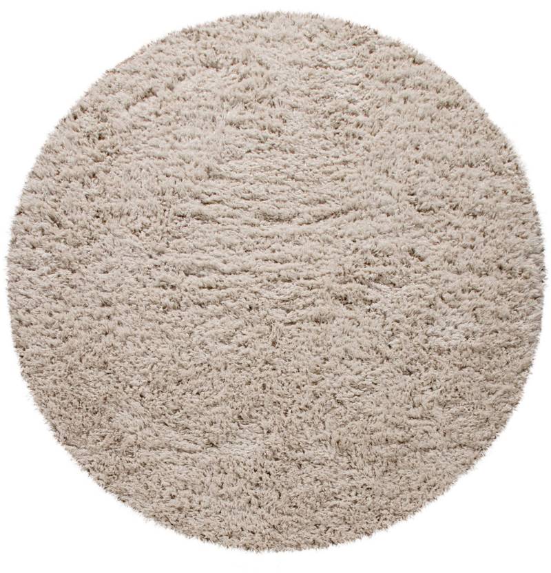 Paco Home Hochflor-Teppich »Milano 861«, rund, 74 mm Höhe, Uni Farben, Flokati-Optik, weich und kuschelig von PACO HOME