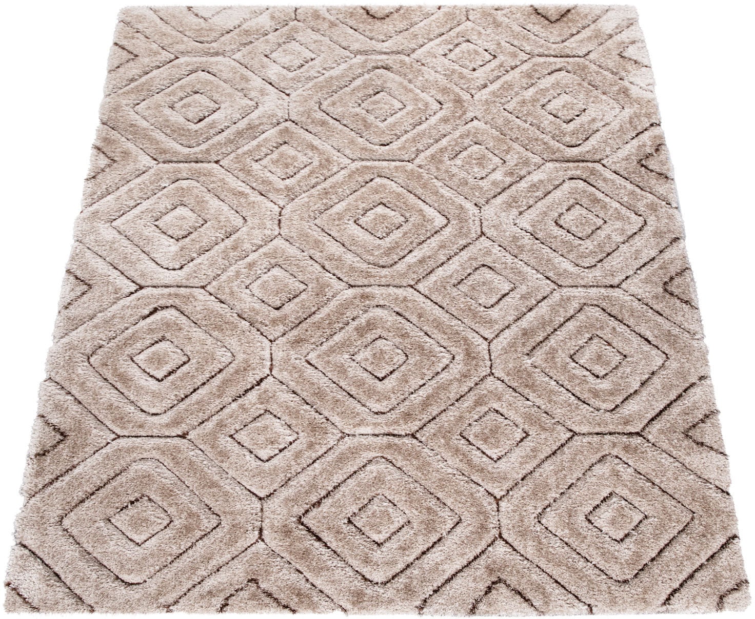 Paco Home Hochflor-Teppich »Palma 337«, rechteckig von PACO HOME