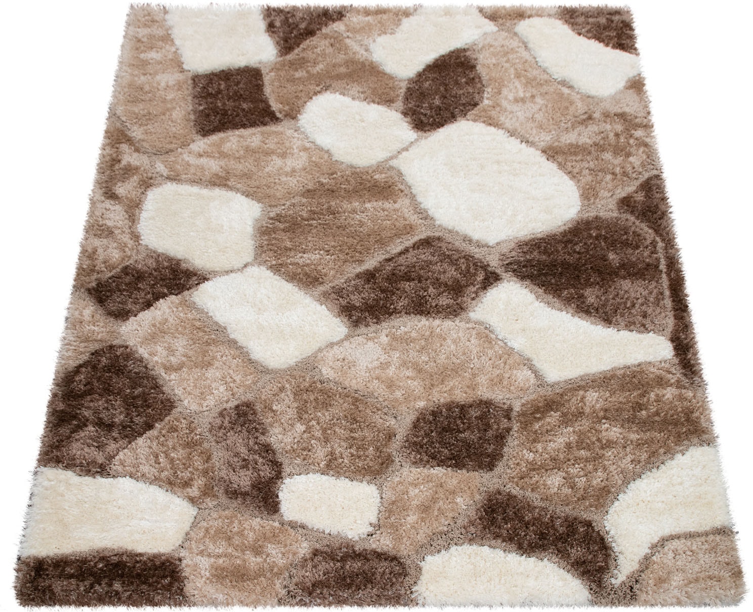 Paco Home Hochflor-Teppich »Ponto 823«, rechteckig von PACO HOME