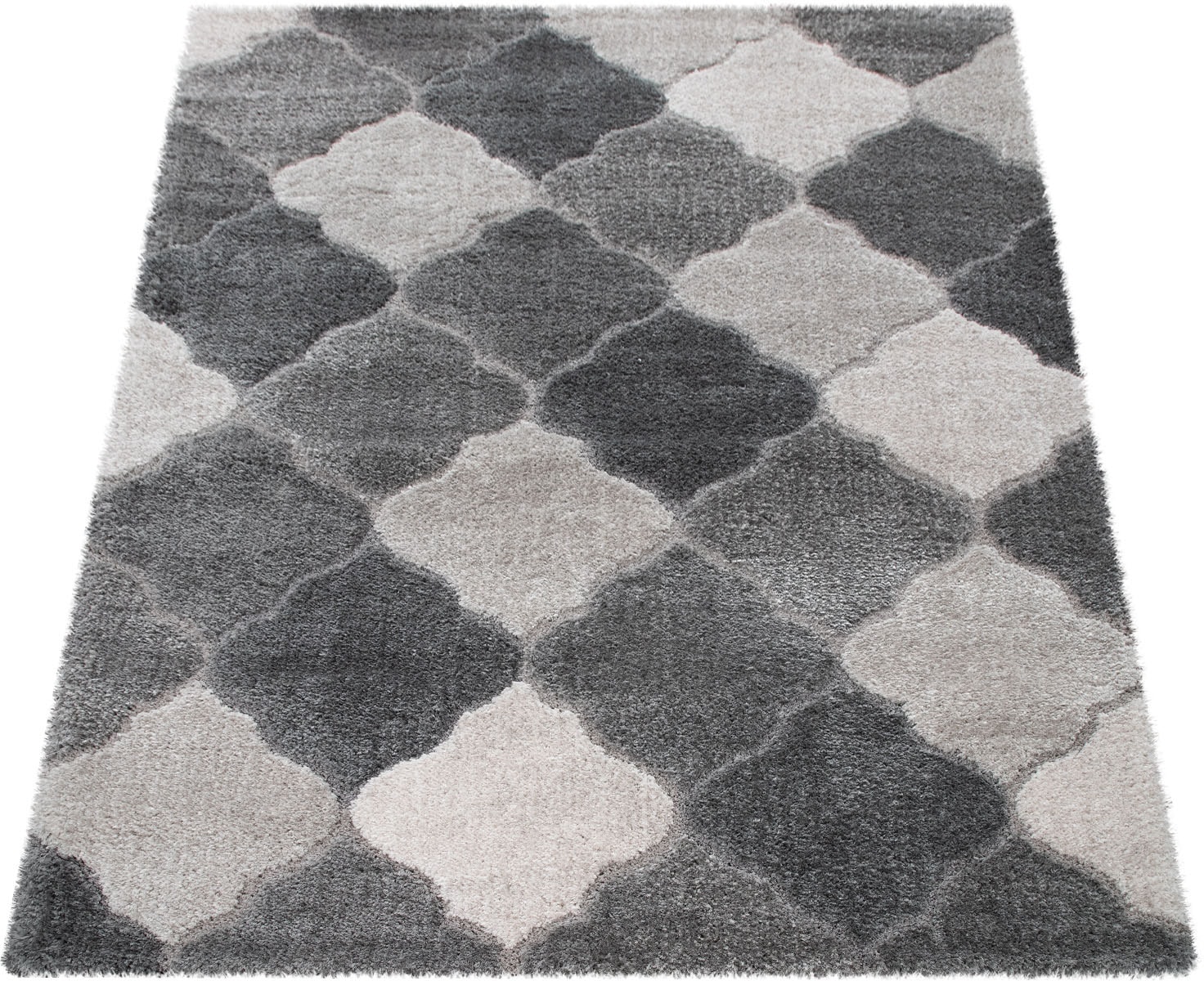 Paco Home Hochflor-Teppich »Ponto 828«, rechteckig von PACO HOME