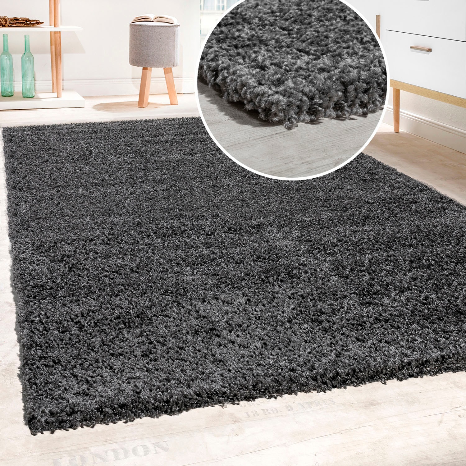 Paco Home Hochflor-Teppich »Sky 250«, rechteckig von PACO HOME