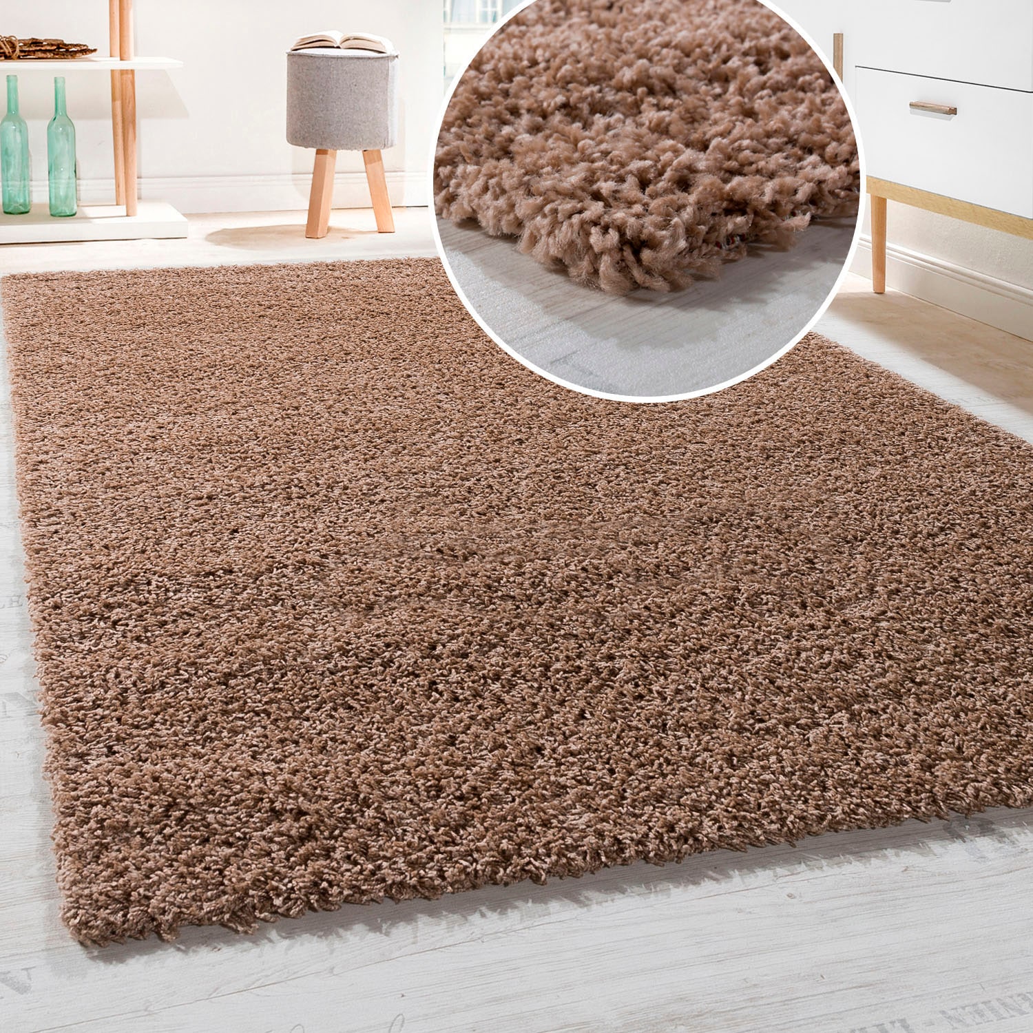 Paco Home Hochflor-Teppich »Sky 250«, rechteckig von PACO HOME