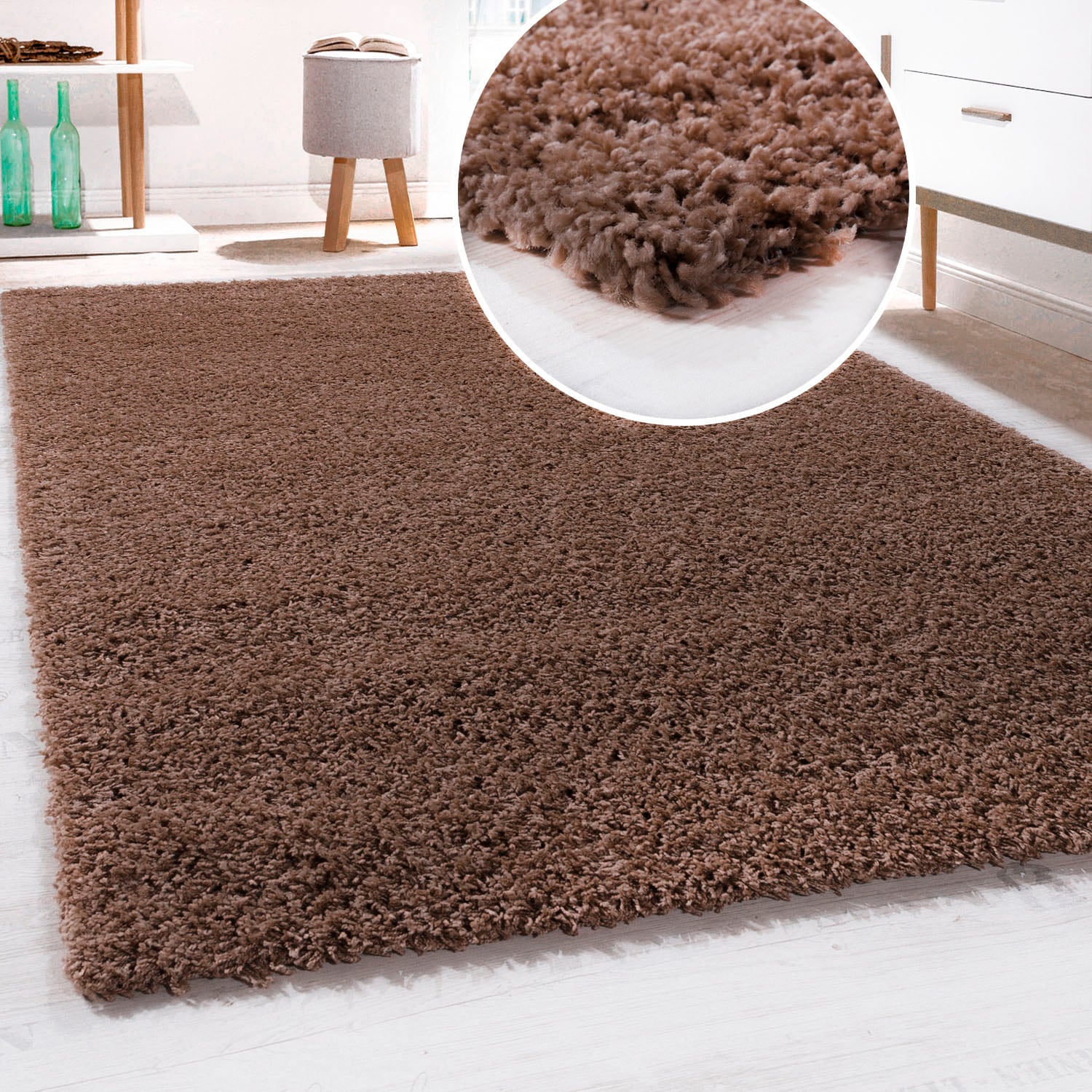 Paco Home Hochflor-Teppich »Sky 250«, rechteckig von PACO HOME