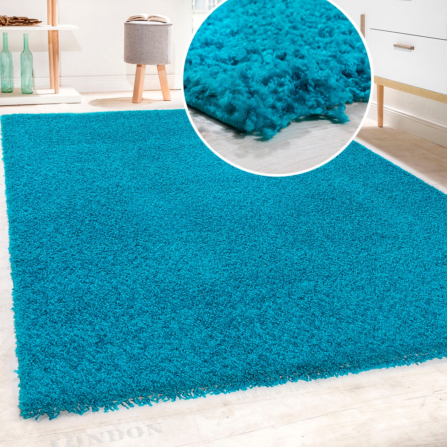 Paco Home Hochflor-Teppich »Sky 250«, rechteckig von PACO HOME