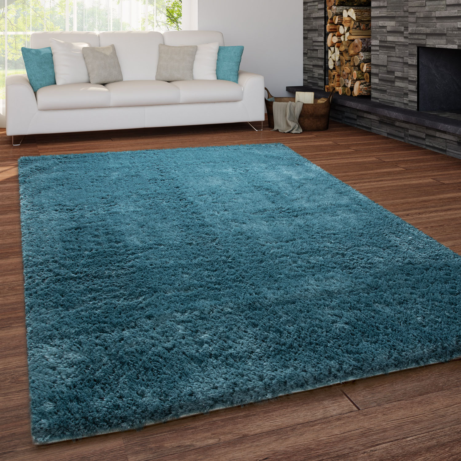 Paco Home Hochflor-Teppich »Wanda 245«, rechteckig von PACO HOME