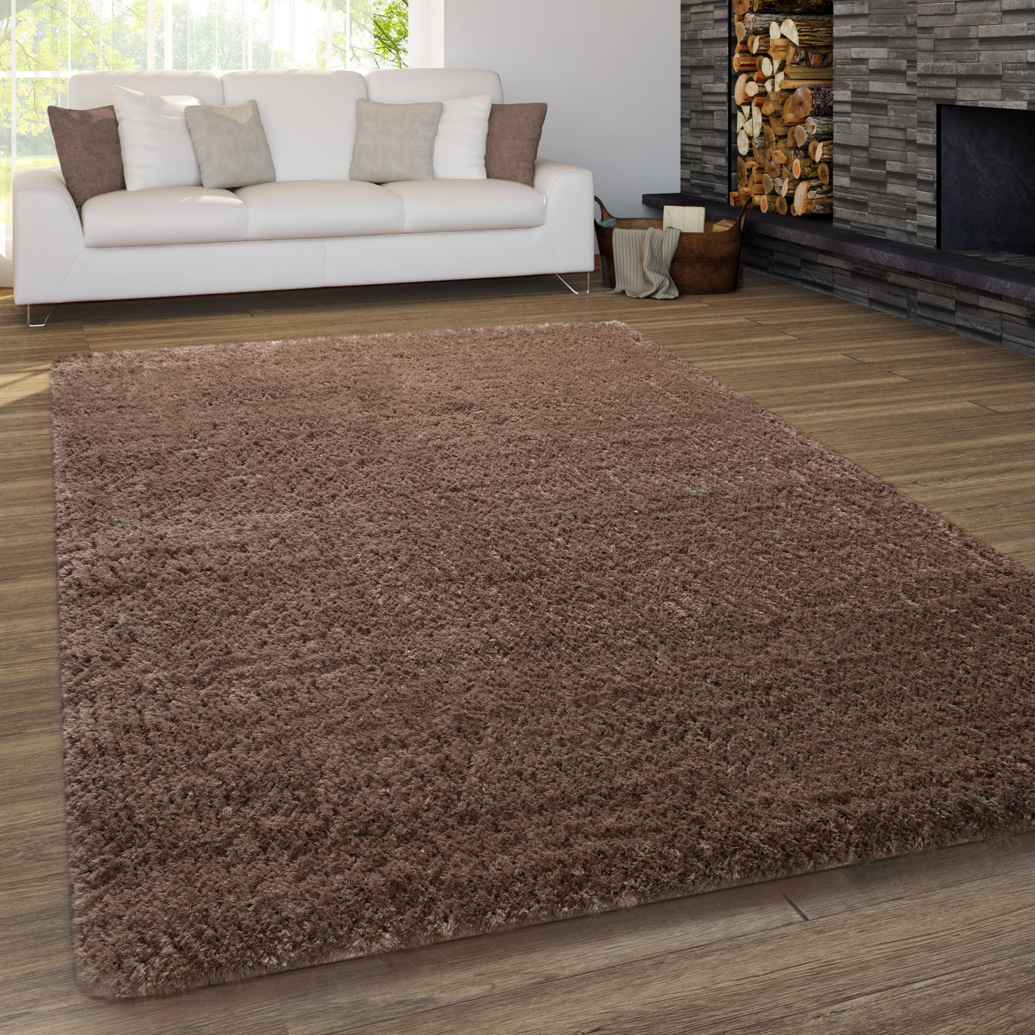 Paco Home Hochflor-Teppich »Wanda 245«, rechteckig von PACO HOME