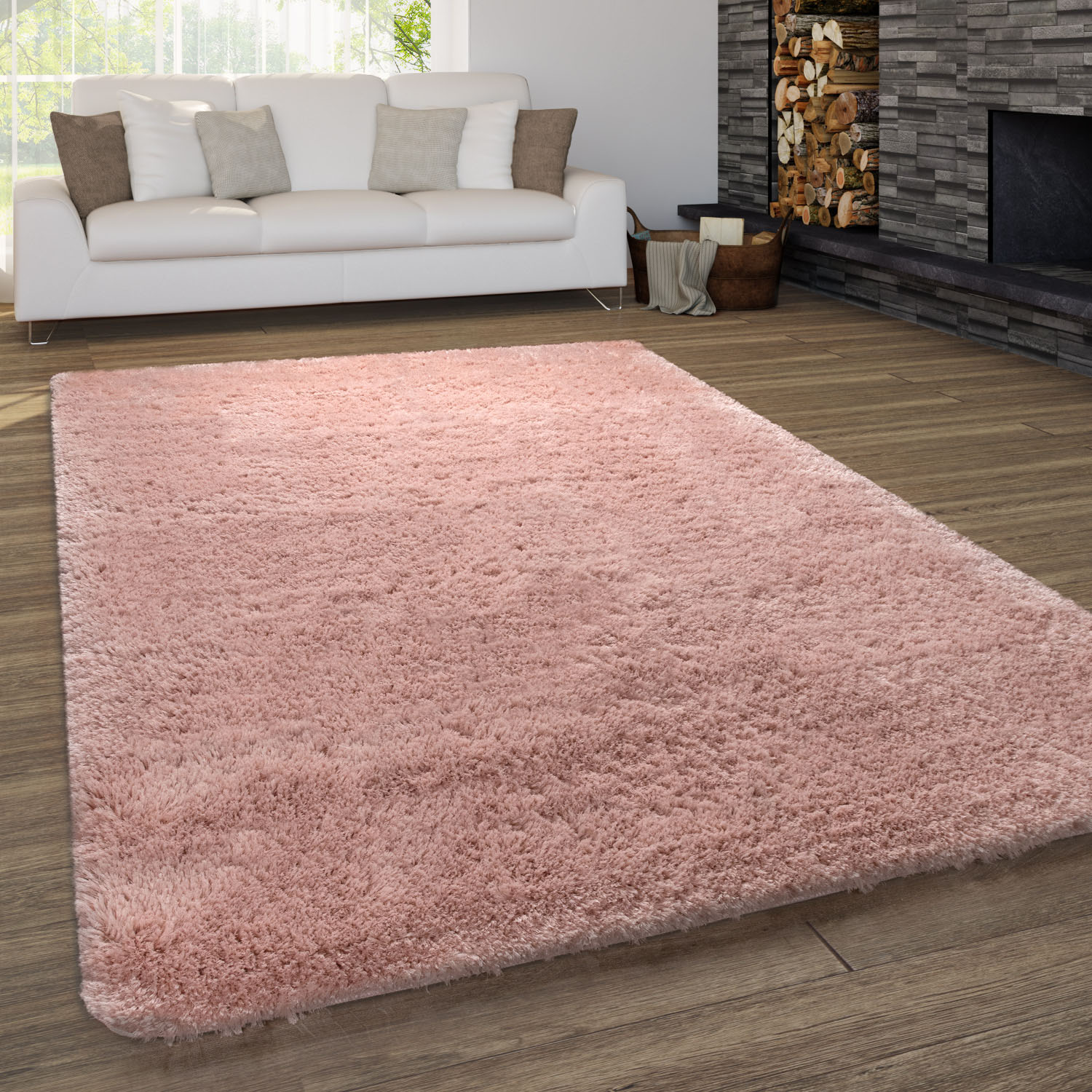 Paco Home Hochflor-Teppich »Wanda 245«, rechteckig von PACO HOME