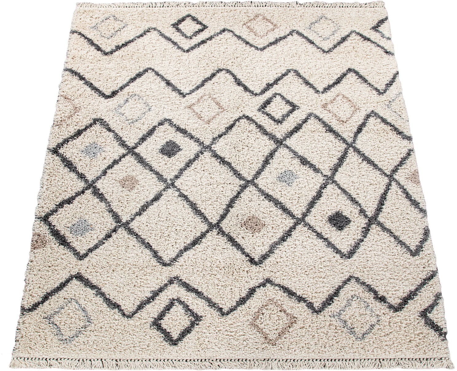 Paco Home Hochflor-Teppich »Wooly 286«, rechteckig von PACO HOME