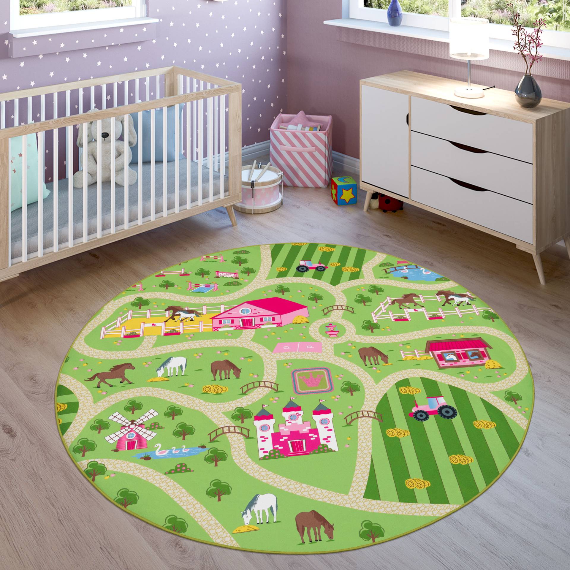 Paco Home Kinderteppich »Bino 560«, rund von PACO HOME